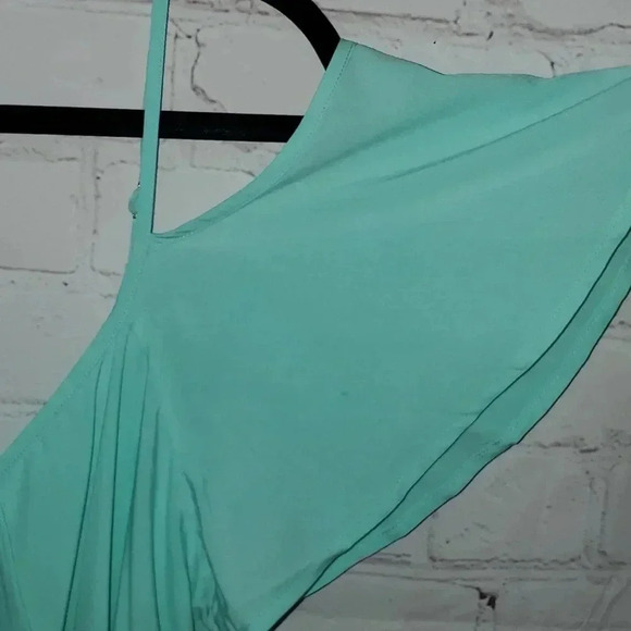 Southetn Tide Flounced Cold-Shoulder Top Color Offshore Green Size XL NWT - Picture 3 of 10